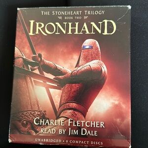 Iron hand, the Stone heart trilogy book 2, Charlie Fletcher unabridged eight CDs